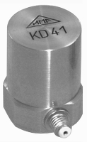 Charge output compression accelerometer