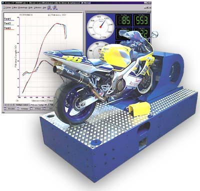 Motorcycle chassis dynamometer