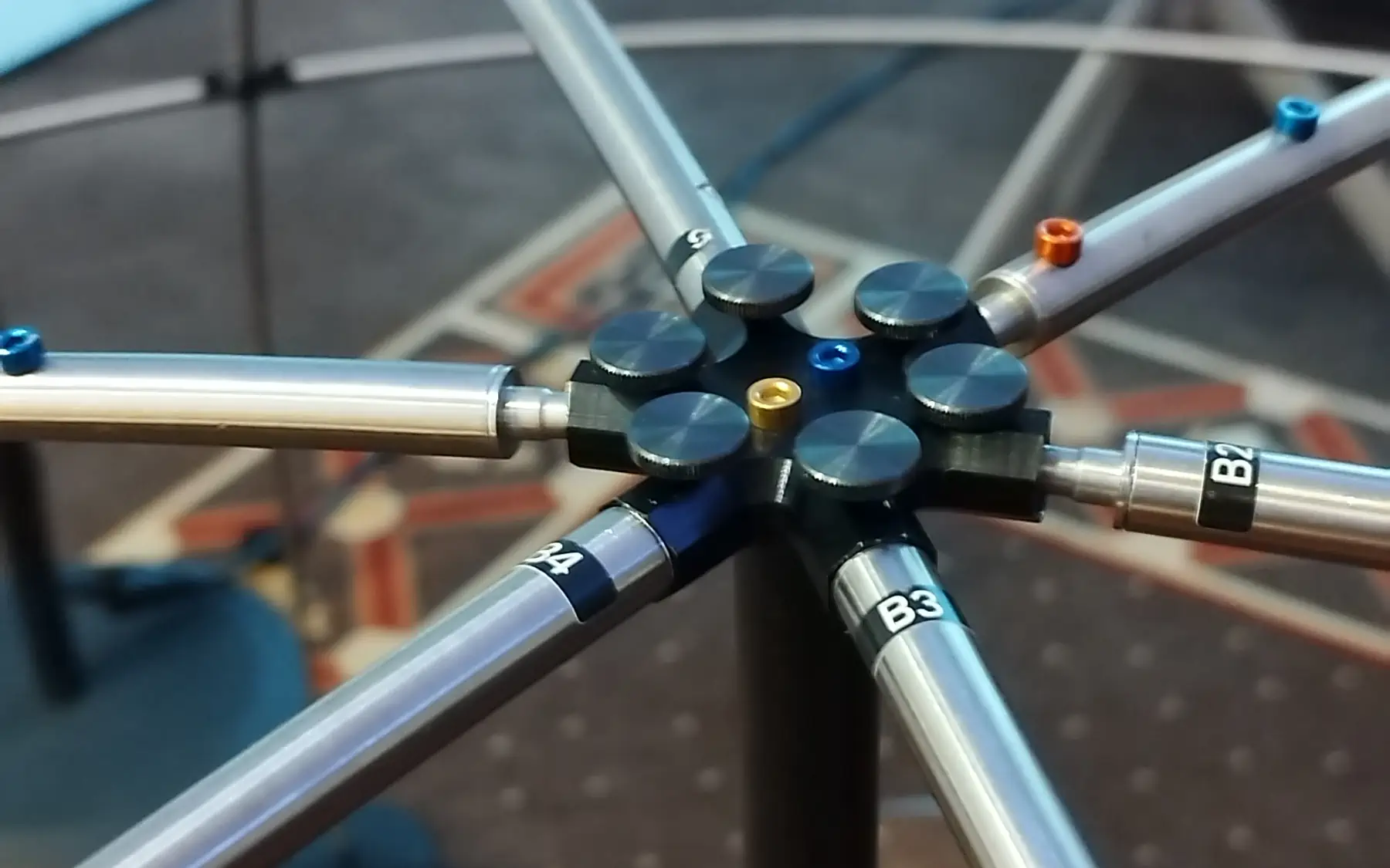 Hemispherical Fixture for sound power measurement